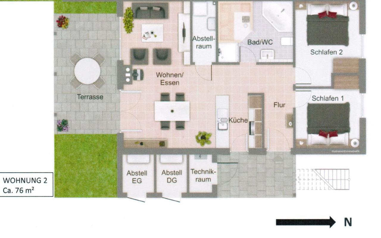 5*Ferienwohnung Seeblick 2 Wendisch Rietz Zewnętrze zdjęcie